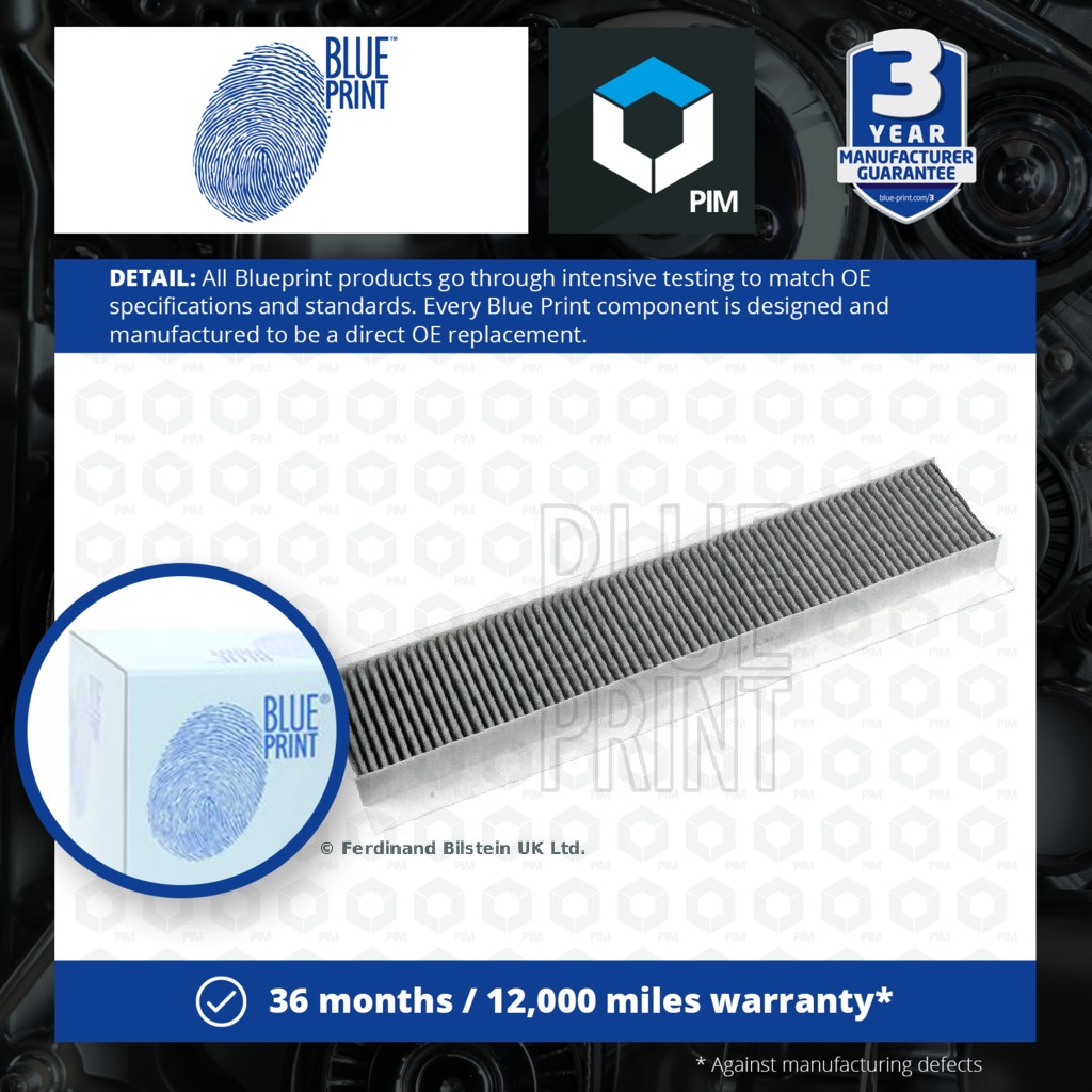 Blue Print Pollen / Cabin Filter ADJ132516 [PM109544]