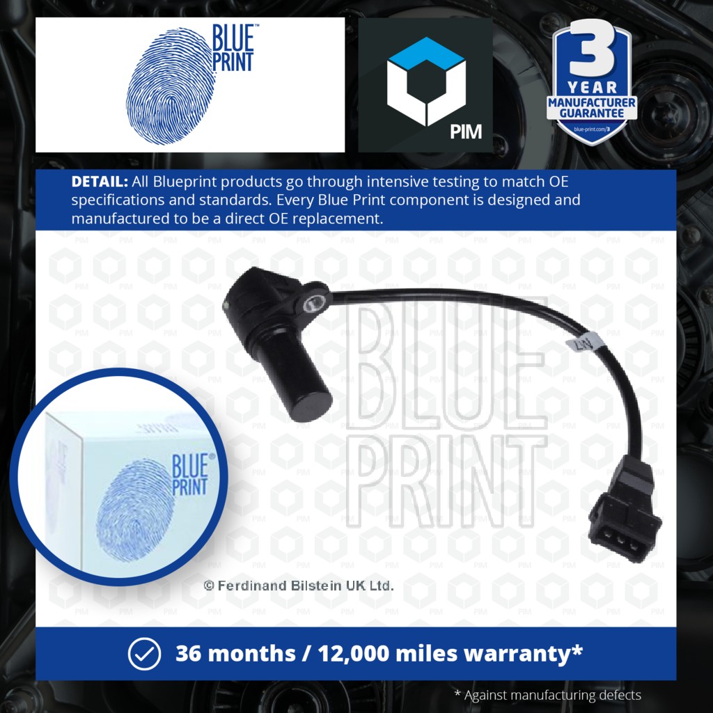 Blue Print RPM / Crankshaft Sensor ADG07271 [PM109349]