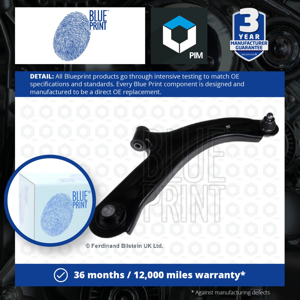 Blue Print Wishbone / Suspension Arm Front Lower, Right ADN18699 [PM109274]