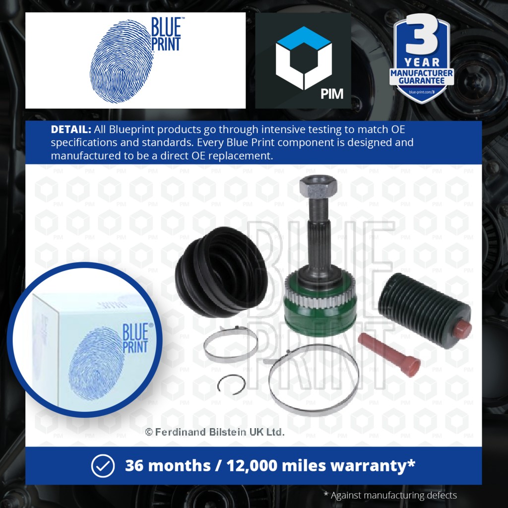 Blue Print CV Joint Front Outer ADN18929 [PM109179]