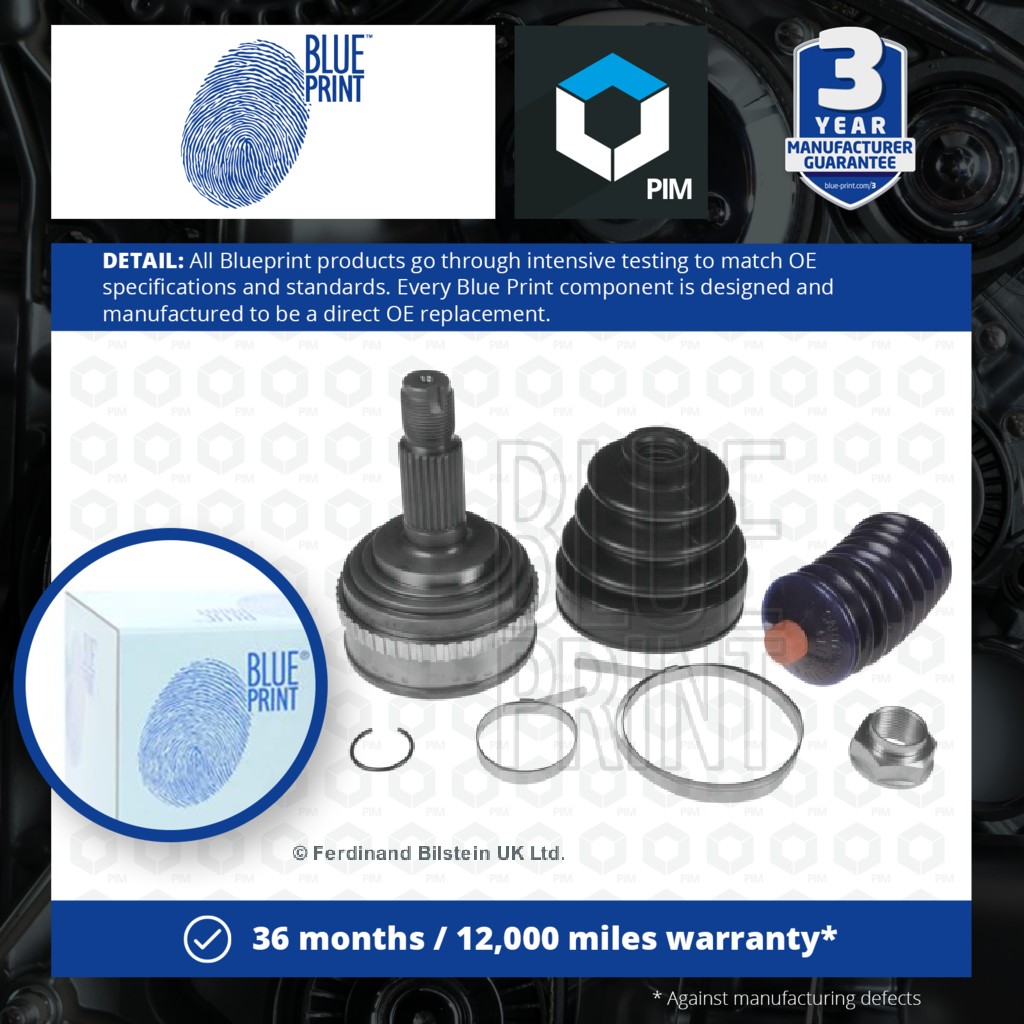 Blue Print CV Joint Front Outer ADH28949B [PM109153]