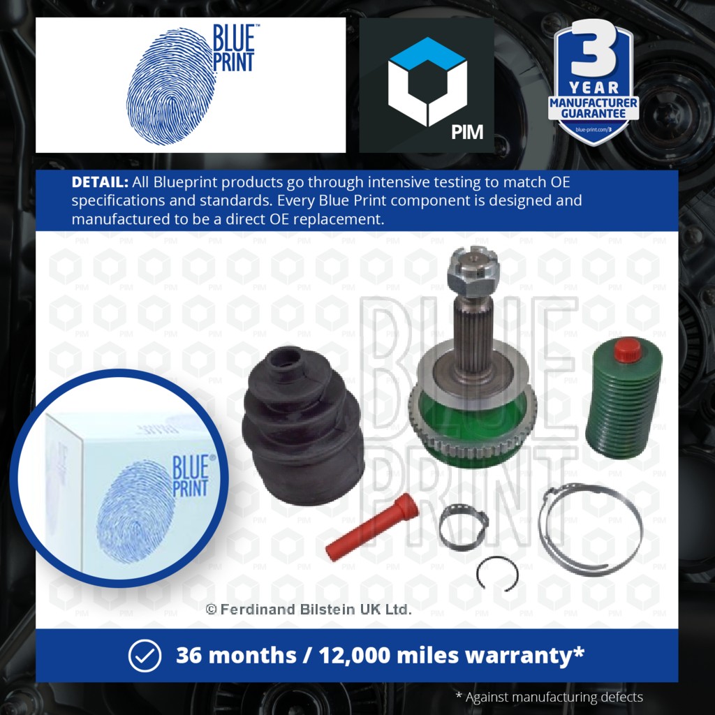 Blue Print CV Joint Front Outer ADG089117 [PM109139]