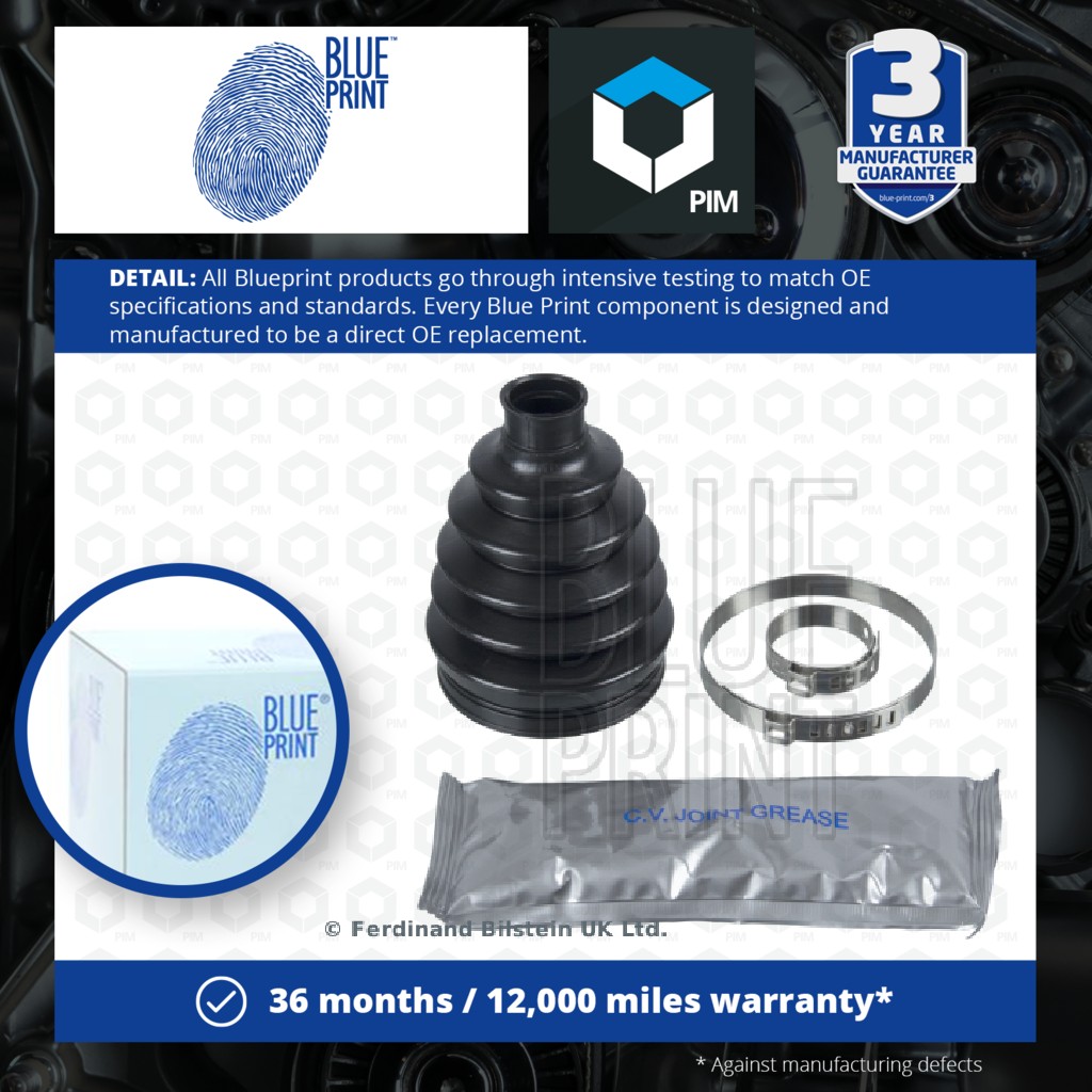 Blue Print CV Joint Boot ADH28129 [PM109094]
