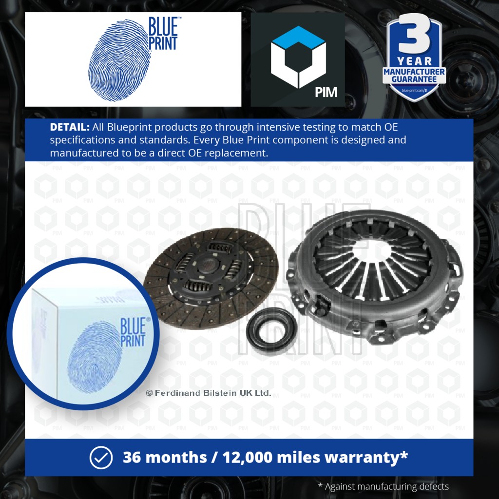 Blue Print Clutch Kit 3pc (Cover+Plate+Releaser) ADN130194 [PM108841]