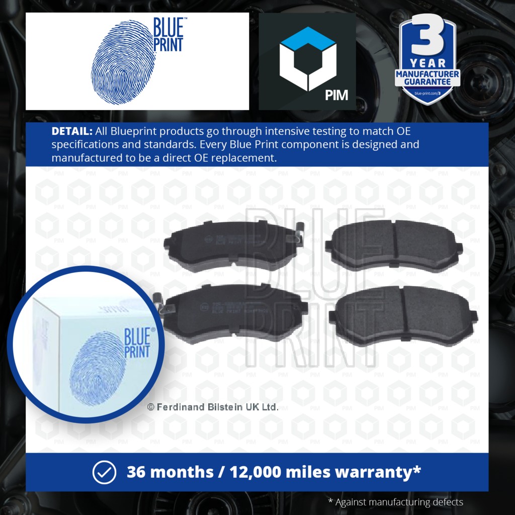 Blue Print Brake Pads Set ADN142108 [PM108365]