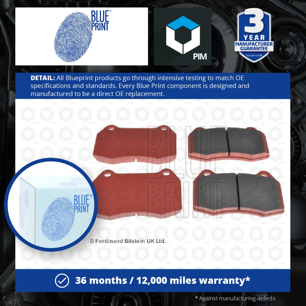 Blue Print Brake Pads Set Front ADH24270 [PM108327]