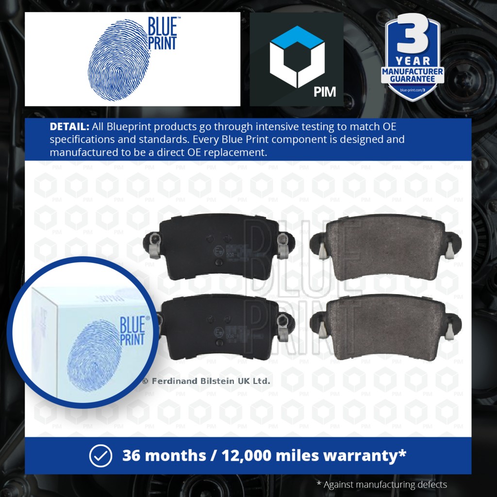 Blue Print Brake Pads Set Rear ADG04247 [PM108315]