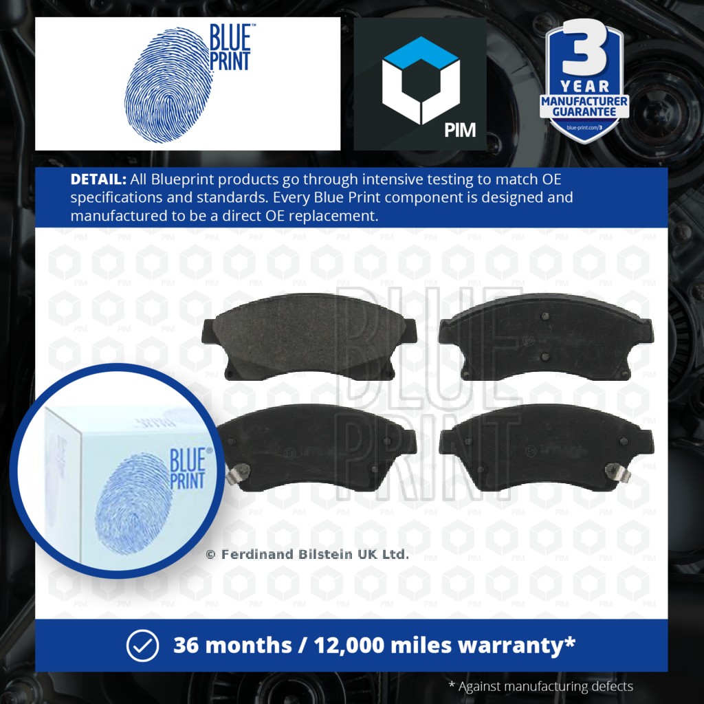 Blue Print Brake Pads Set Front ADG042124 [PM108308]