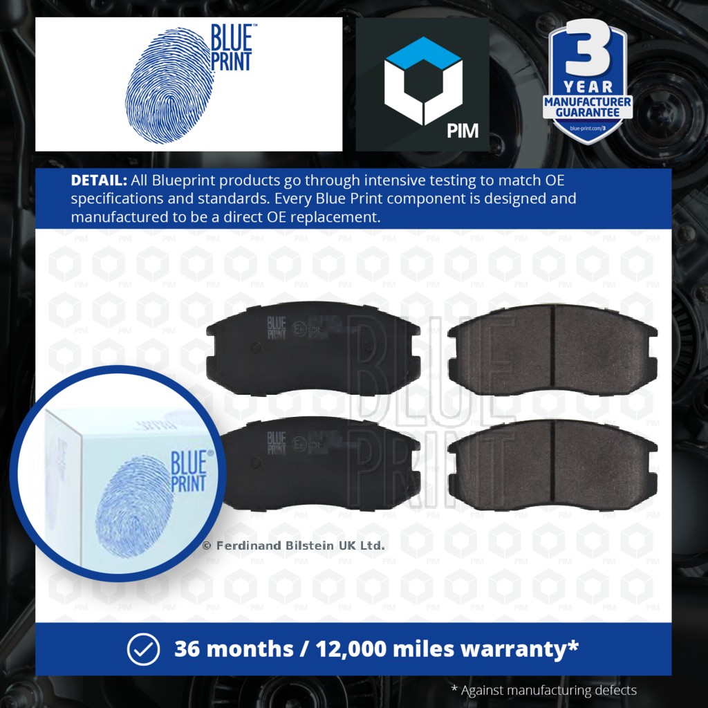 Blue Print Brake Pads Set Front ADC44245 [PM108293]