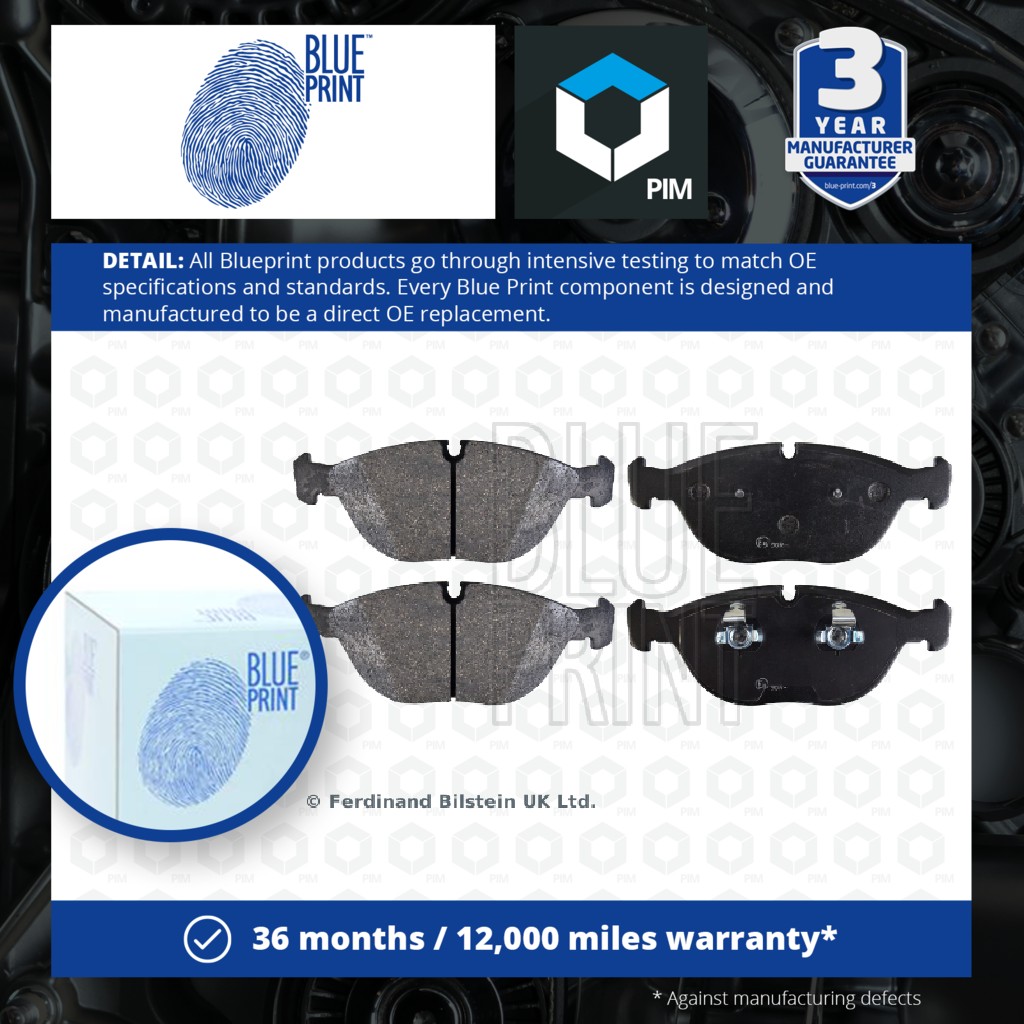 Blue Print Brake Pads Set Front ADA104231 [PM108285]