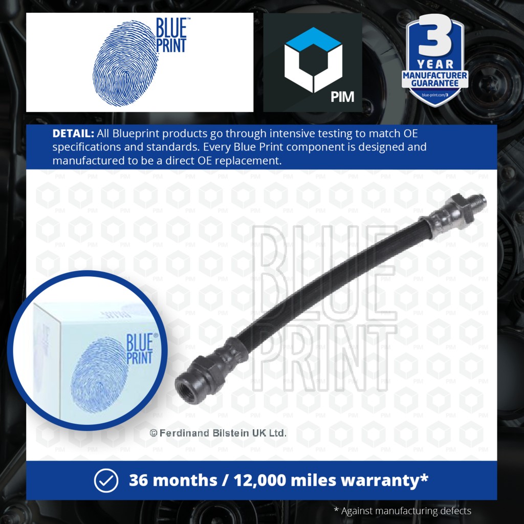 2x Blue Print Brake Hose ADC45315 [PM108065]