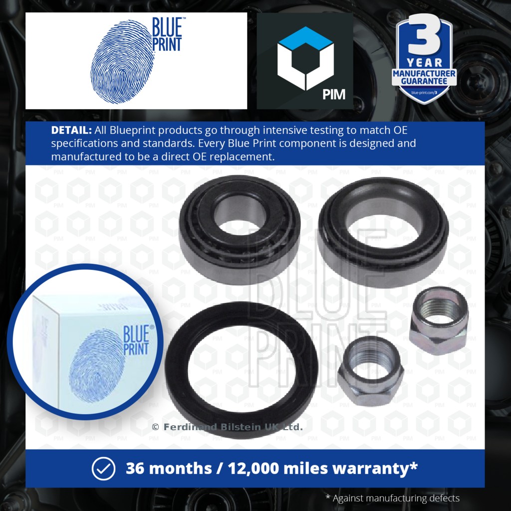 Blue Print Wheel Bearing Kit Rear ADM58308 [PM107300]