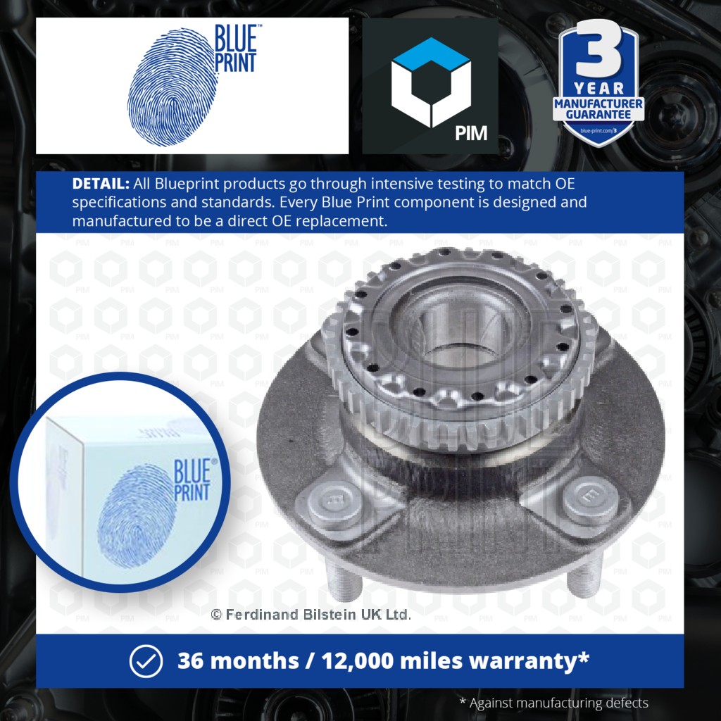 Blue Print Wheel Bearing Kit Rear ADG08339 [PM107263]