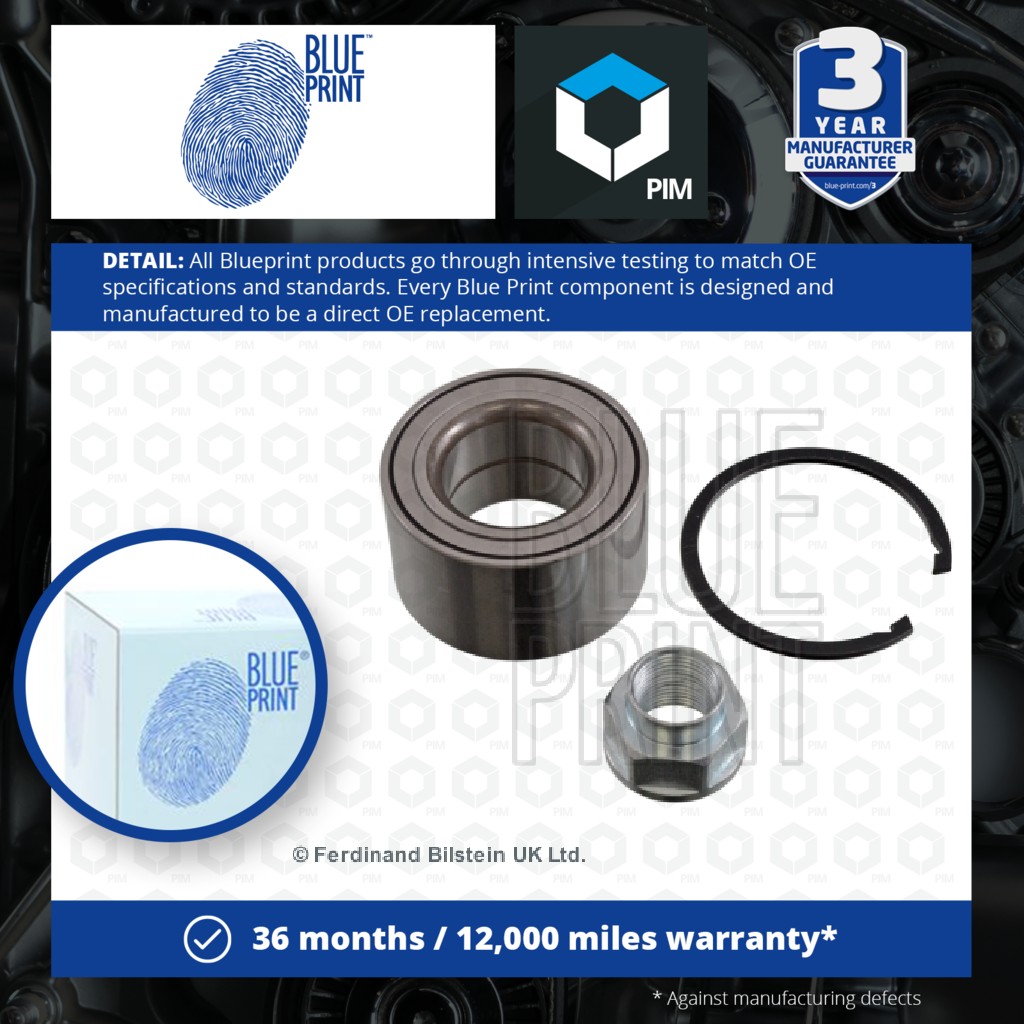 Blue Print Wheel Bearing Kit Front ADD68226 [PM107247]