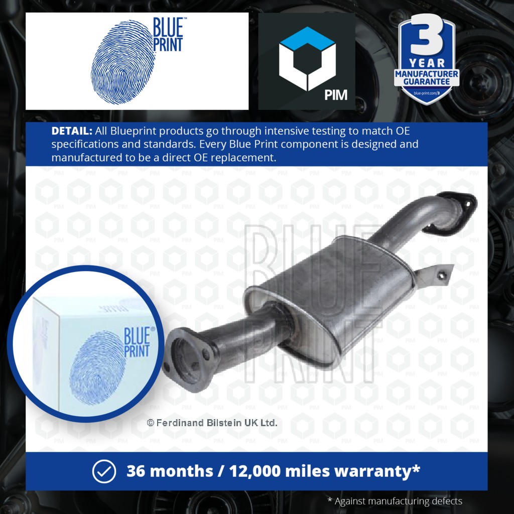 Blue Print Exhaust Front Box ADC46022 [PM106156]