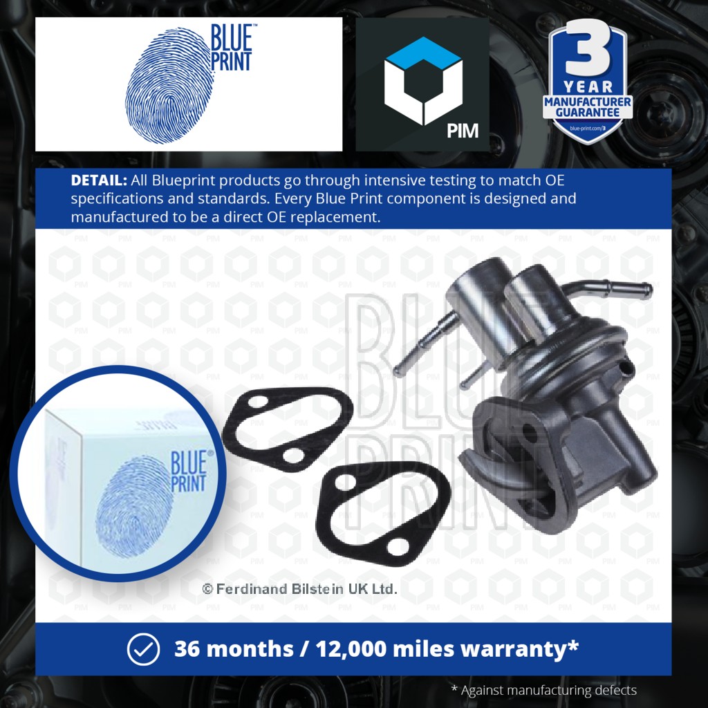 Blue Print Fuel Pump ADK86811 [PM105927]