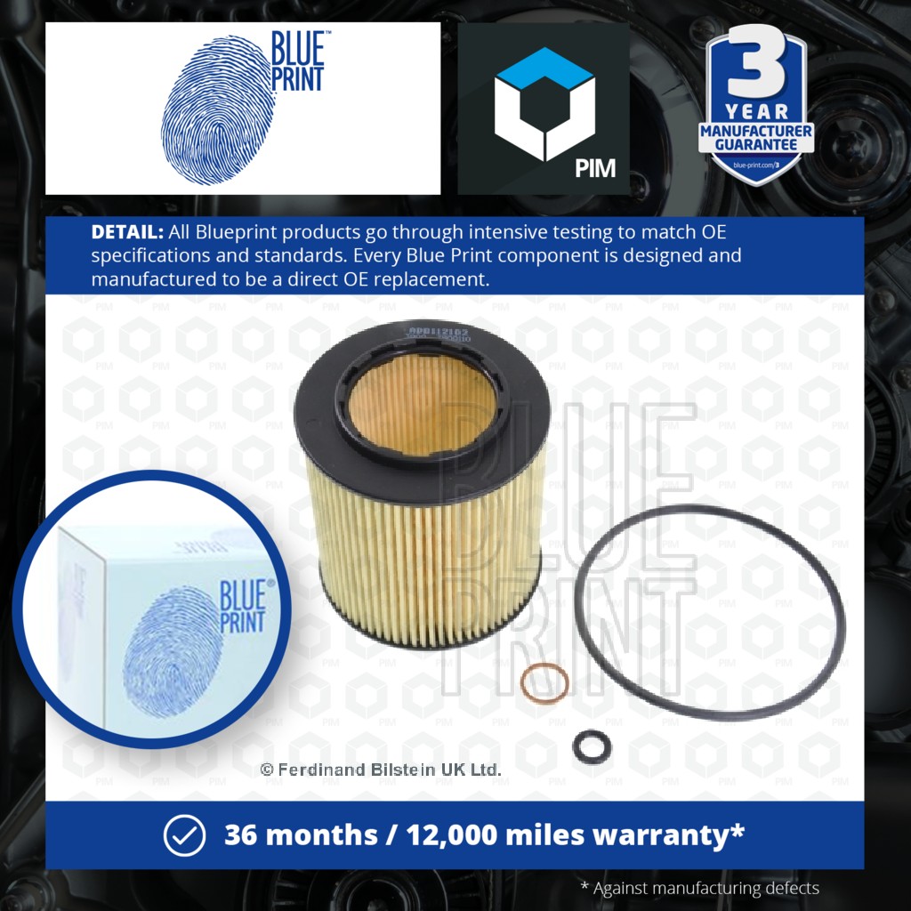 Blue Print Oil Filter ADB112102 [PM105861]
