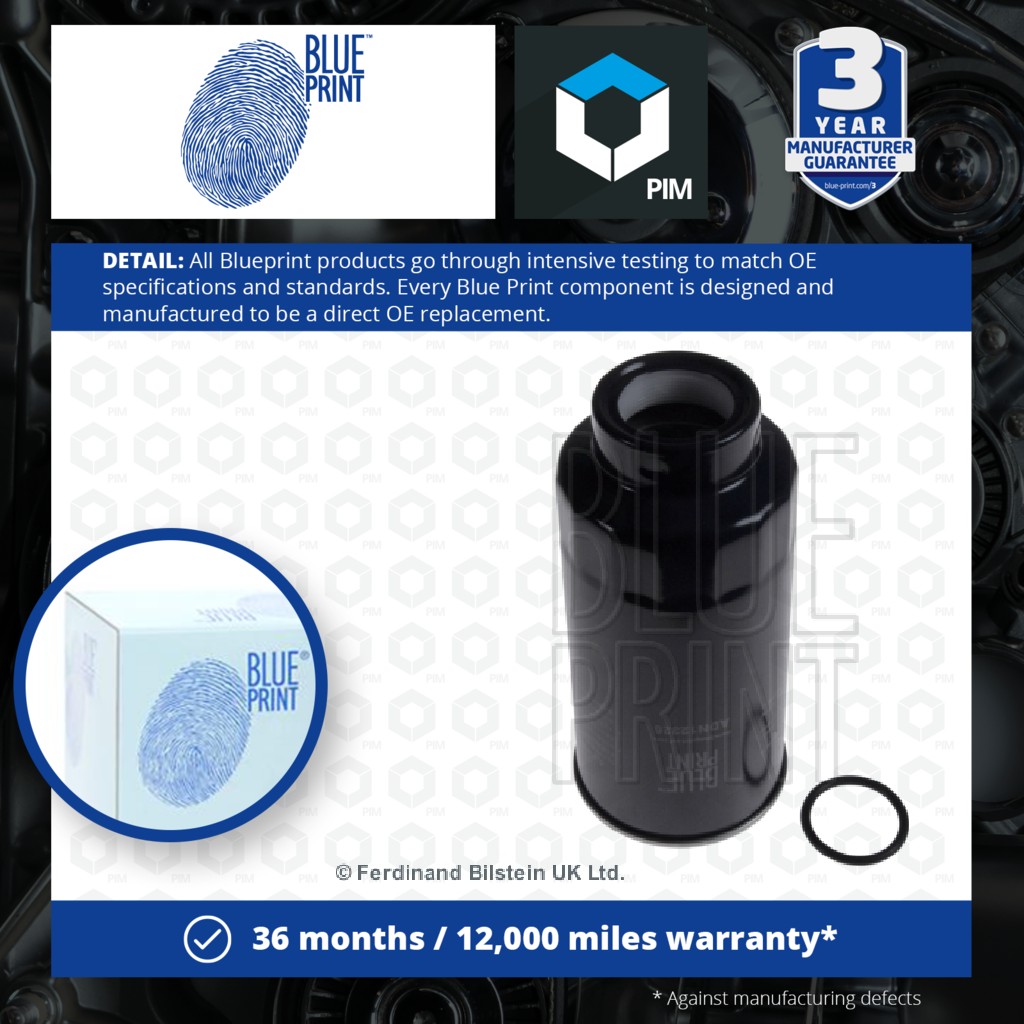2x Blue Print Fuel Filter ADN12326 [PM105835]
