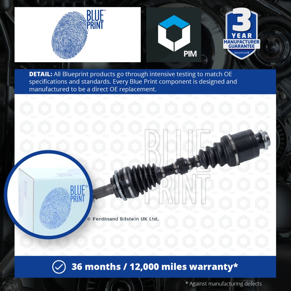 Blue Print Drive Shaft Front Right ADM58950 [PM105505]