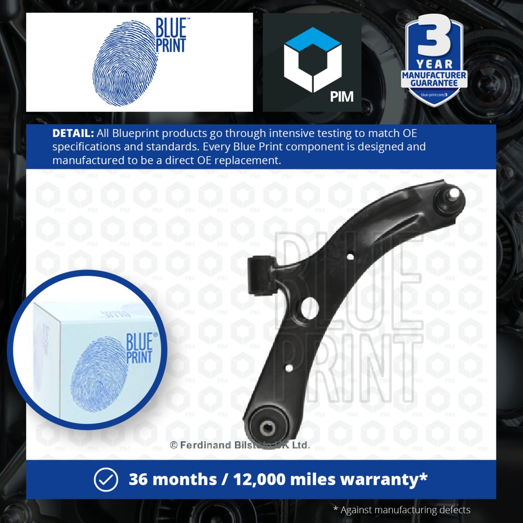 Blue Print Wishbone / Suspension Arm Front Right ADK88620 [PM105450]