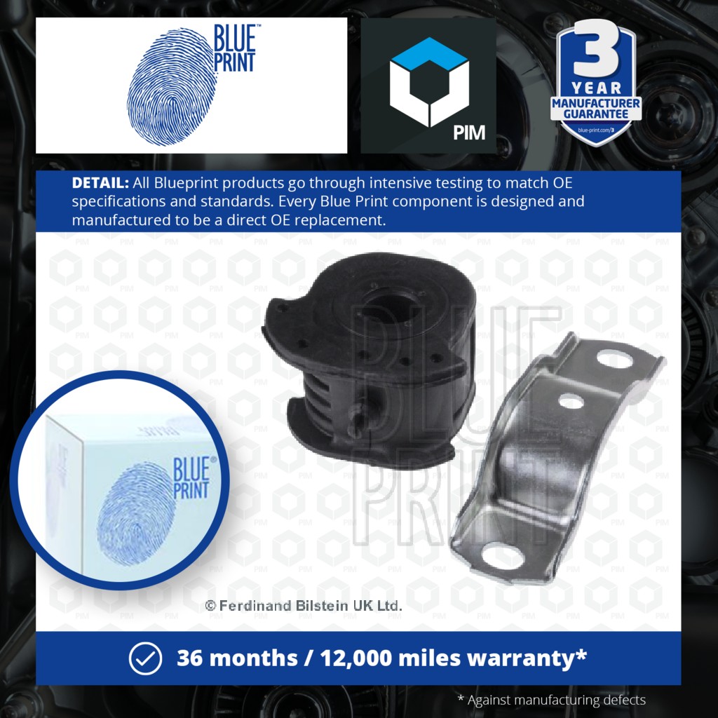 Blue Print Wishbone / Control / Trailing Arm Bush Front Left Outer ADC48098 [PM104719]