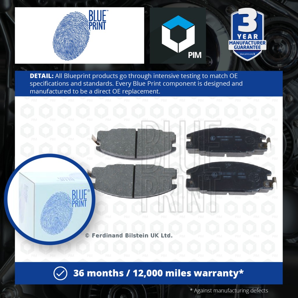 Blue Print Brake Pads Set Front ADZ94220 [PM104641]