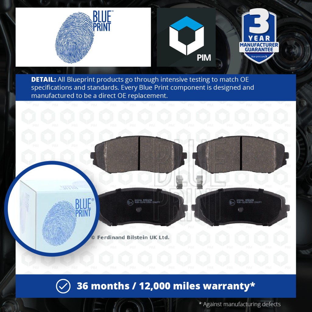 Blue Print Brake Pads Set Front ADK84234 [PM104571]