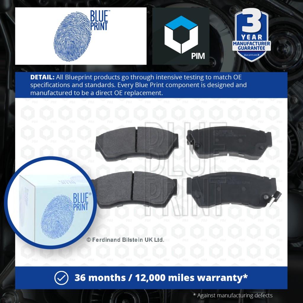 Blue Print Brake Pads Set Front ADK84218 [PM104569]