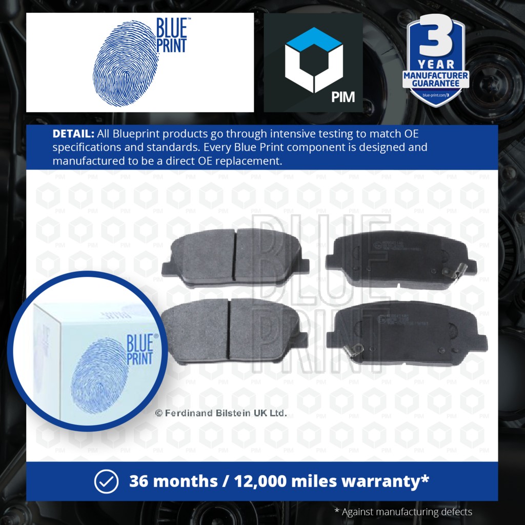 Blue Print Brake Pads Set Front ADG042140 [PM104537]