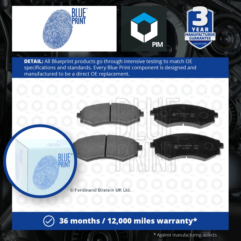 Blue Print Brake Pads Set Front ADG042101 [PM104528]