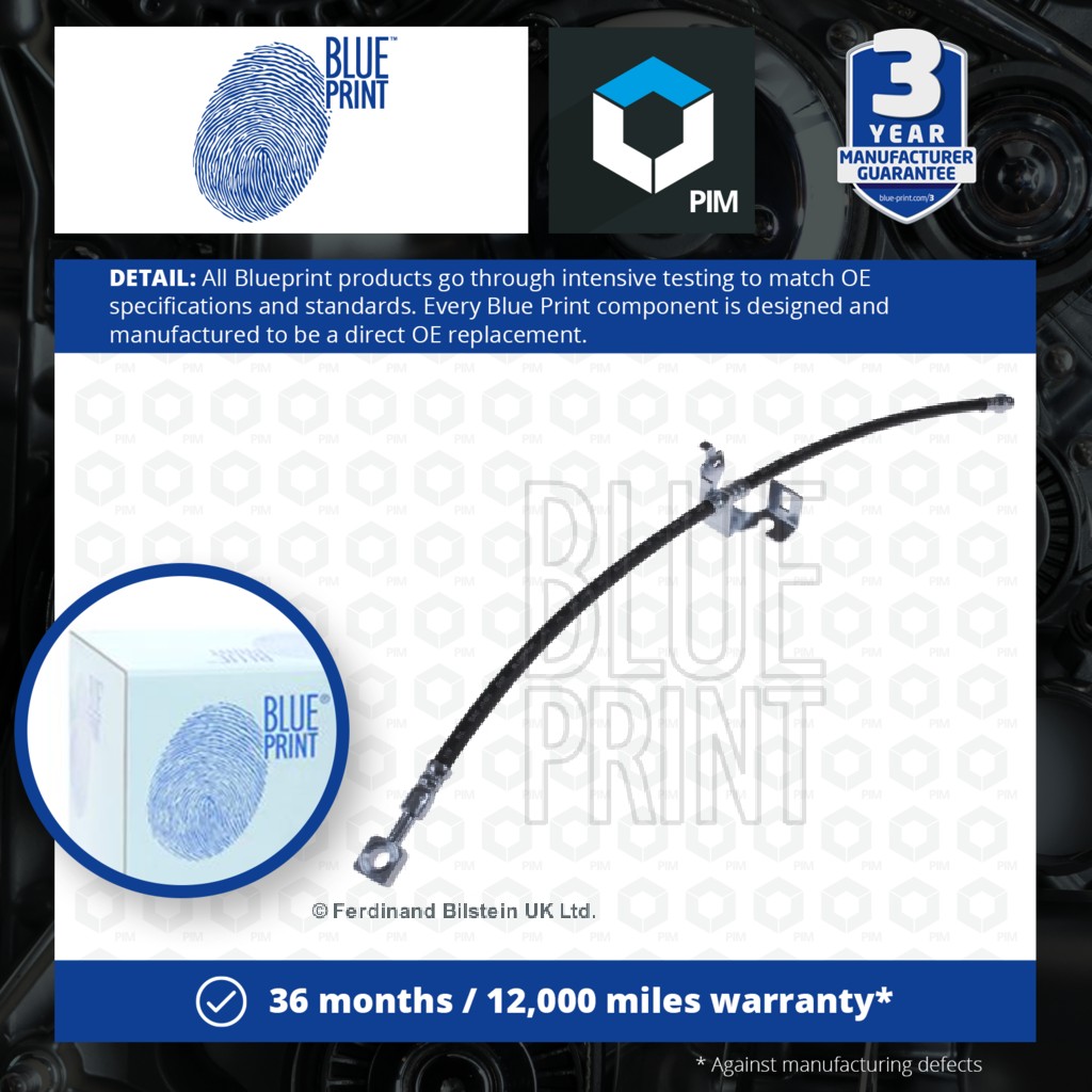 Blue Print Brake Hose Rear Right ADG053280 [PM104351]