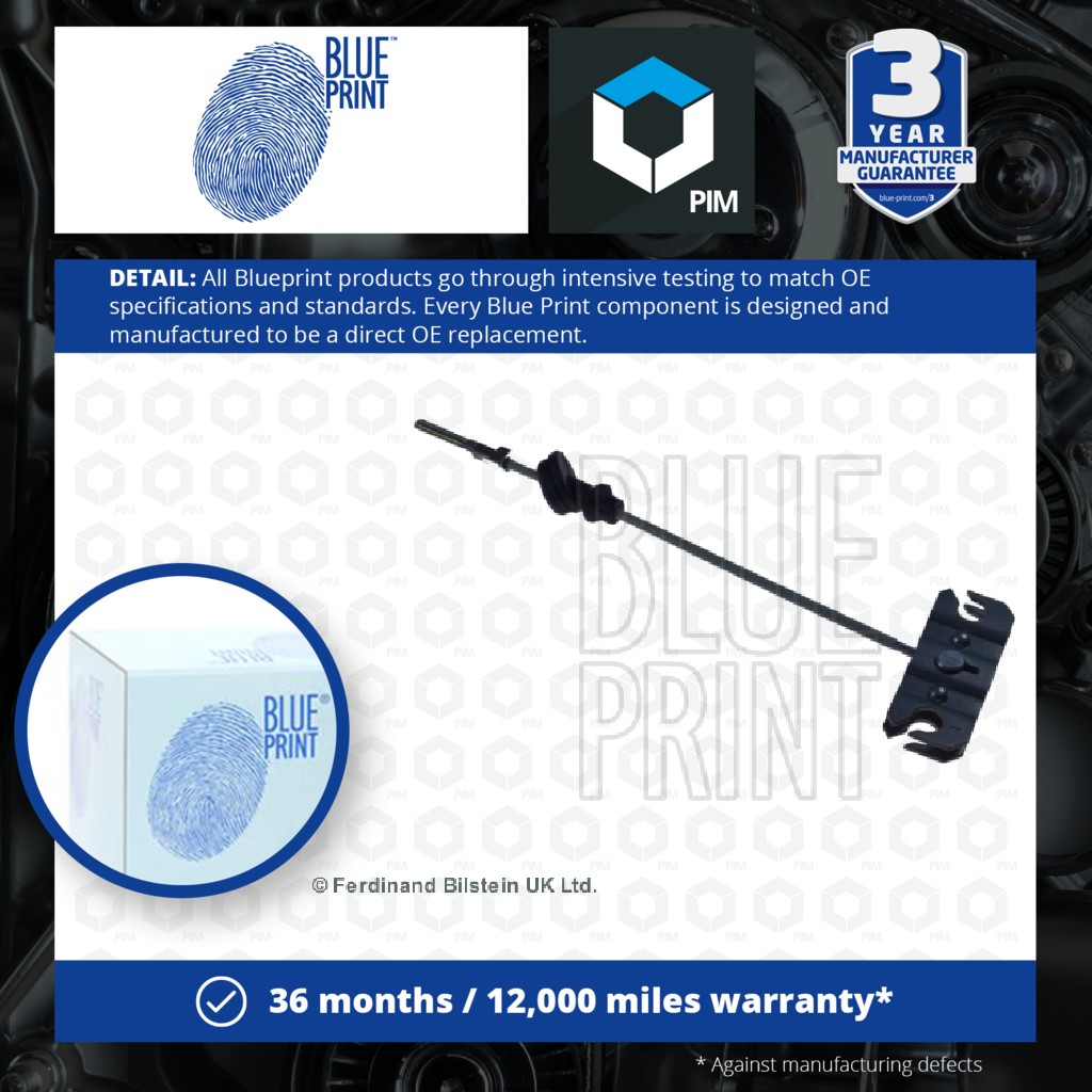 Blue Print Handbrake Cable Front ADM54670 [PM104015]