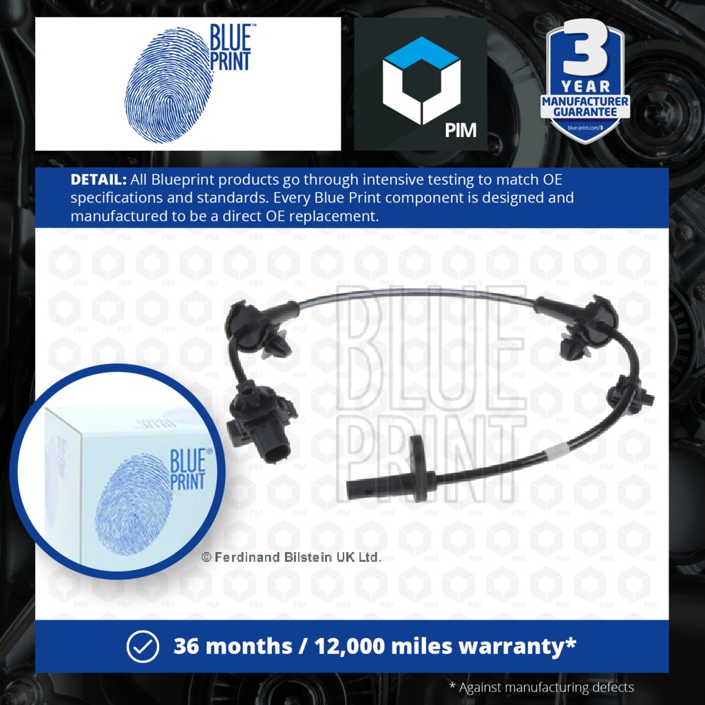 Blue Print ABS Sensor Rear Right ADH27136 [PM103799]