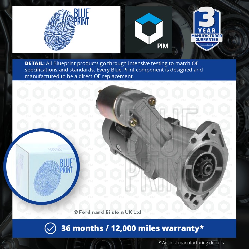 Blue Print Starter Motor ADC412503 [PM102980]