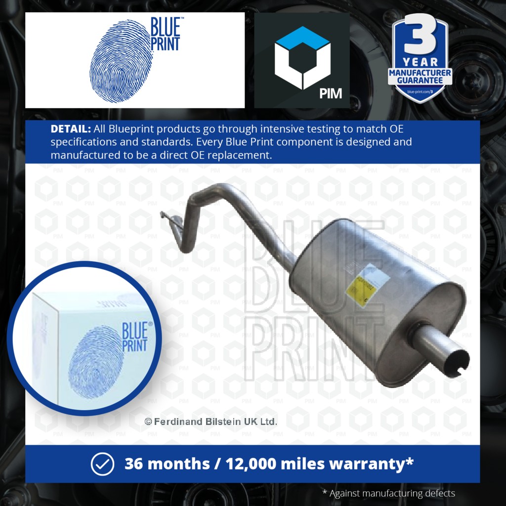 Blue Print Exhaust Back / Rear Box ADA106002 [PM102817]