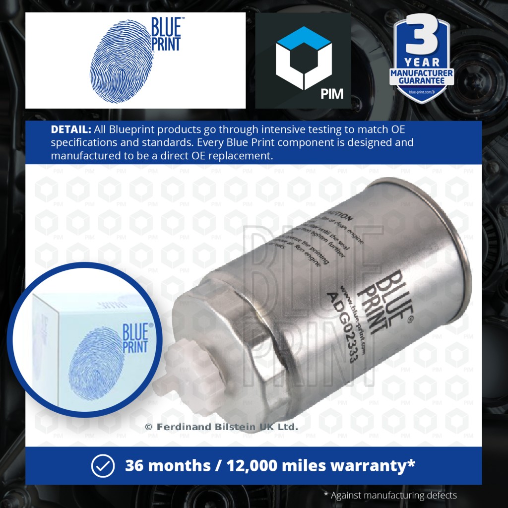 Blue Print Fuel Filter ADG02333 [PM102163]