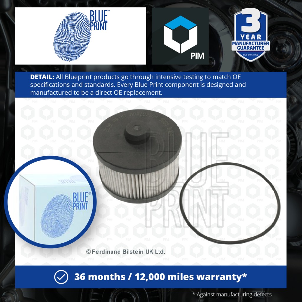 2x Blue Print Fuel Filter ADA102304 [PM102138]