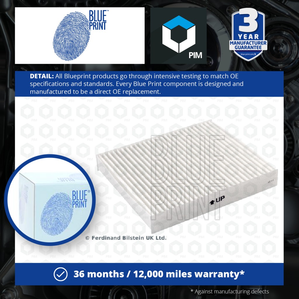 Blue Print Pollen / Cabin Filter ADN12518 [PM102121]