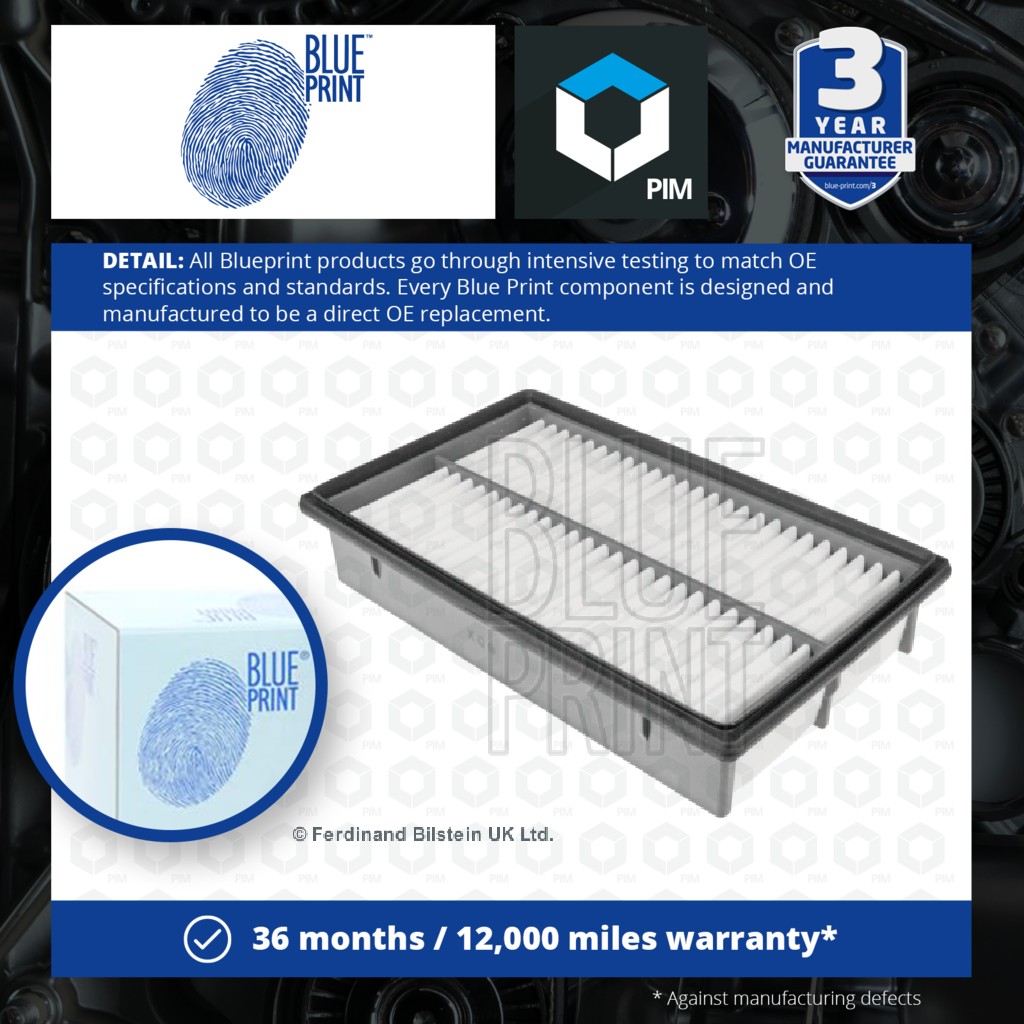 2x Blue Print Air Filter ADM52260 [PM102027]