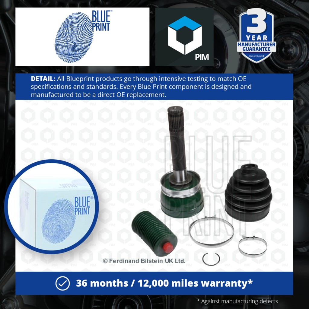 Blue Print CV Joint Front Outer ADN18956 [PM101730]