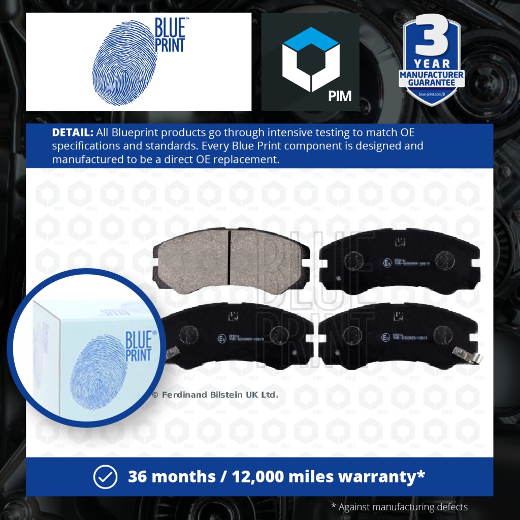 Blue Print Brake Pads Set Front ADZ94215 [PM100978]