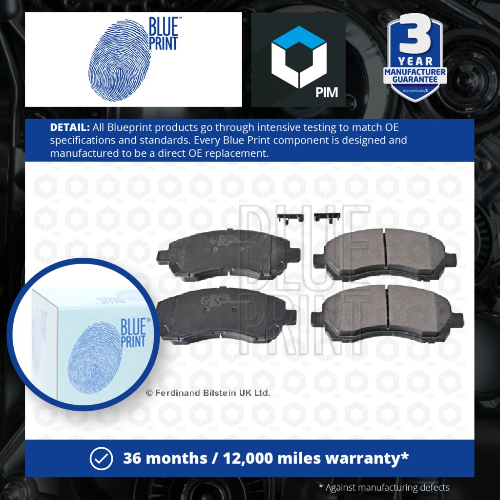 Blue Print Brake Pads Set Front ADS74220 [PM100938]