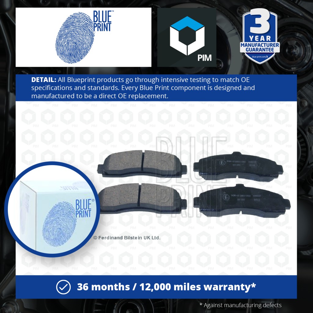 Blue Print Brake Pads Set Front ADN14290 [PM100933]