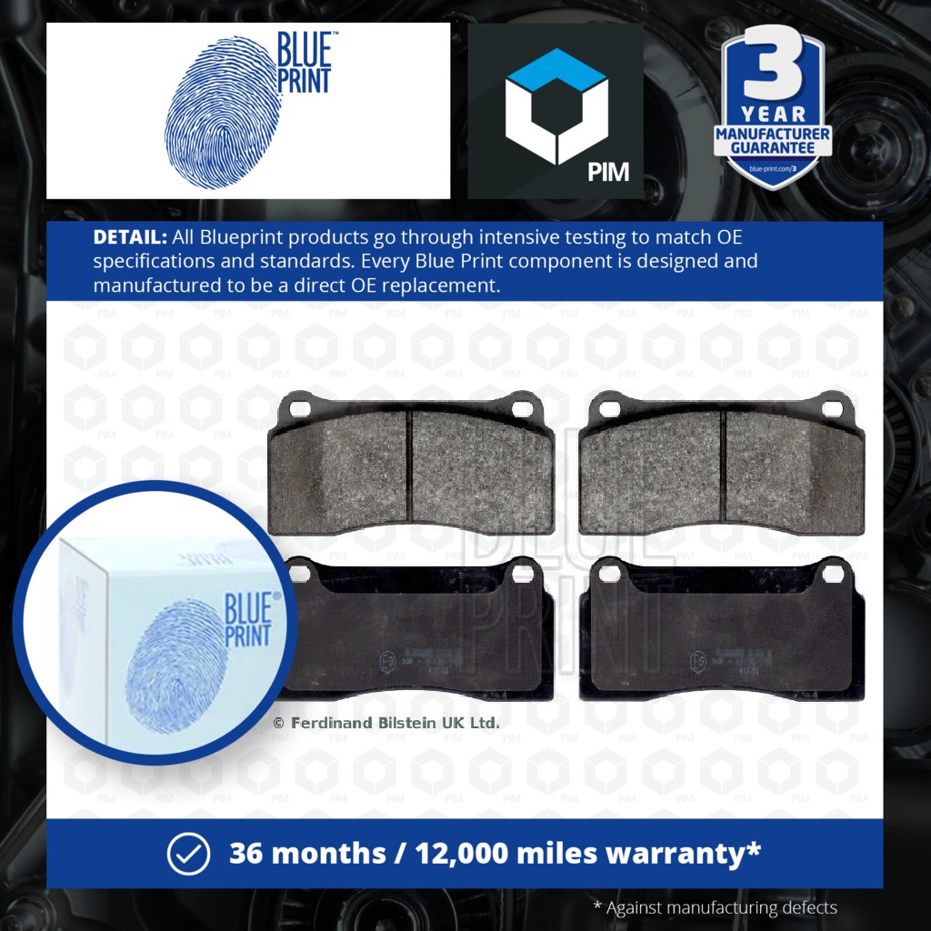 Blue Print Brake Pads Set ADN142150 [PM100925]
