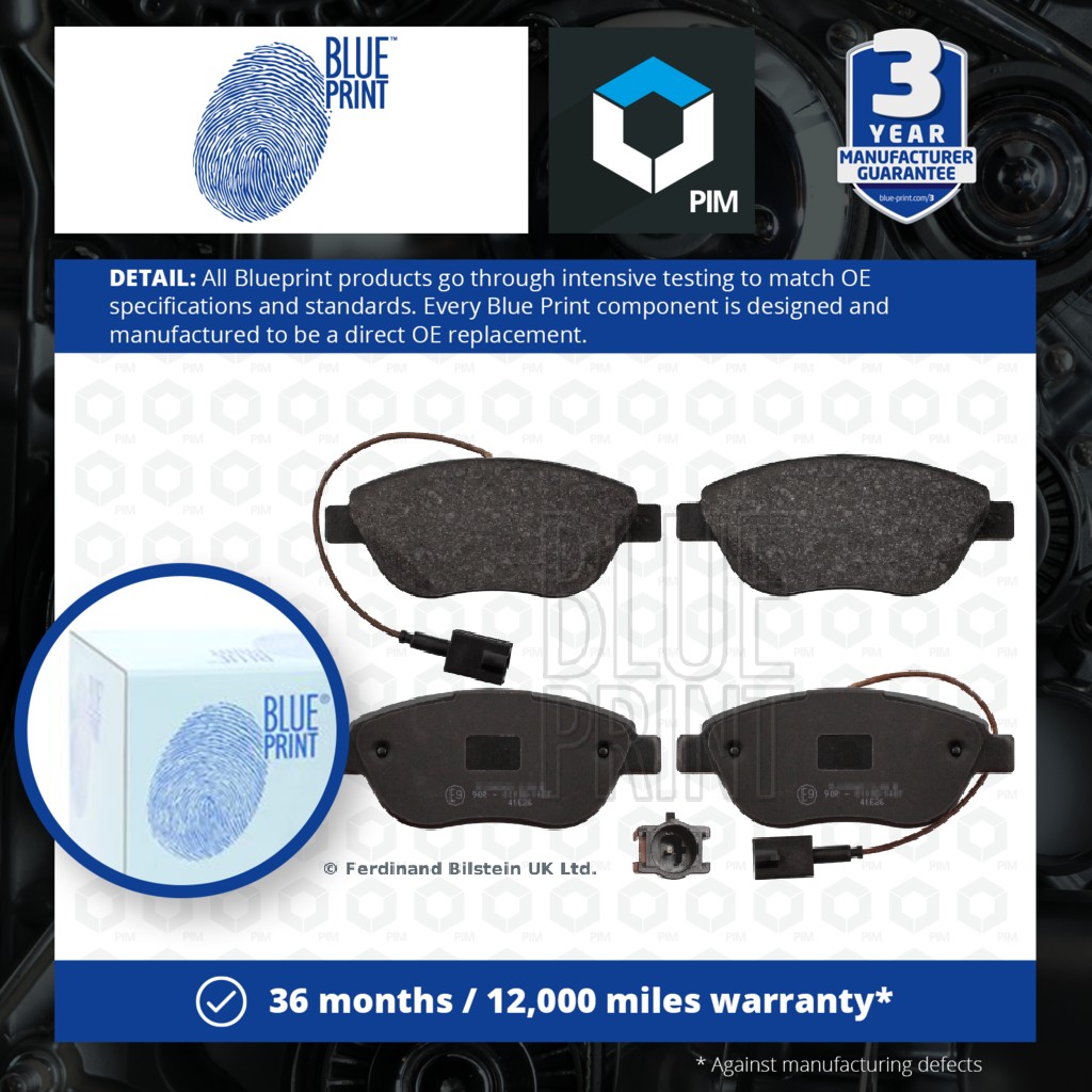 Blue Print Brake Pads Set Front ADL144213 [PM100901]