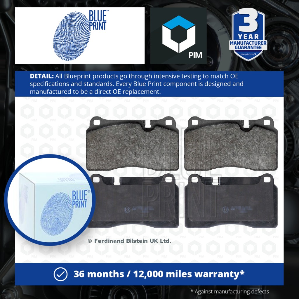 Blue Print Brake Pads Set Front ADJ134211 [PM100885]