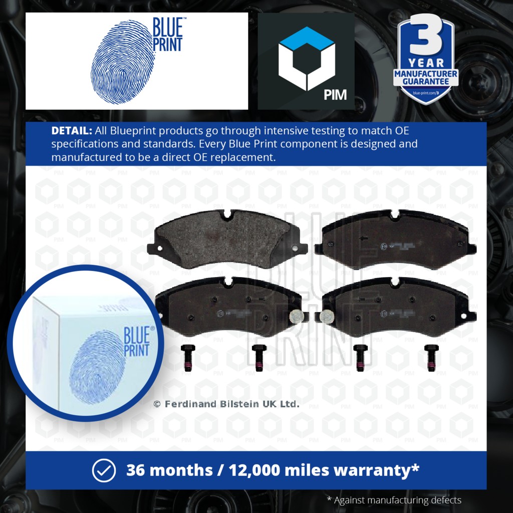 Blue Print Brake Pads Set Front ADJ134204 [PM100883]