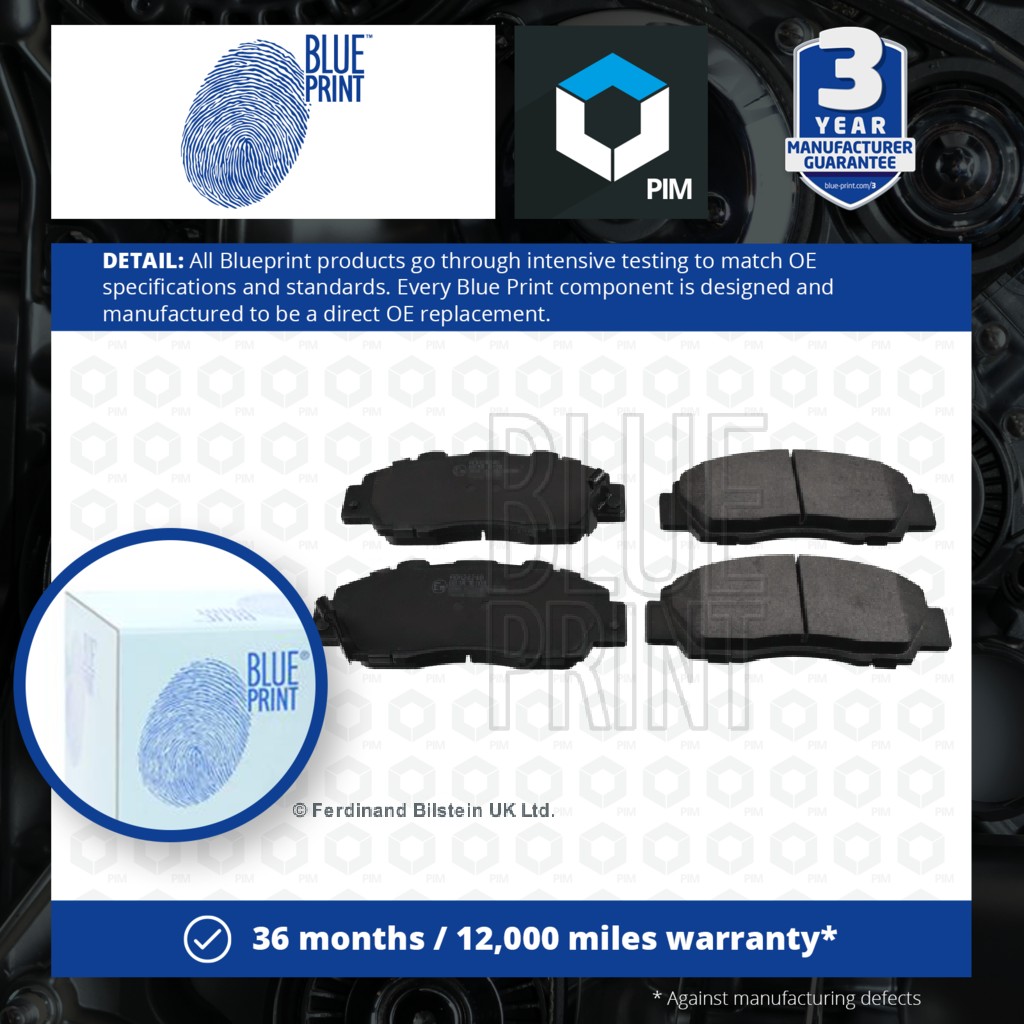 Blue Print Brake Pads Set Front ADH24246 [PM100874]