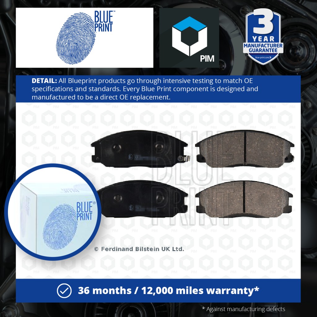 Blue Print Brake Pads Set Front ADG04231 [PM100858]