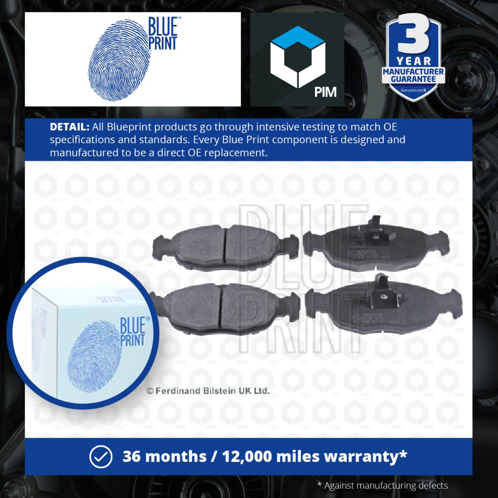 Blue Print Brake Pads Set ADG04228 [PM100857]